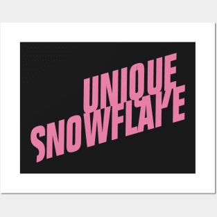 Unique Snowflake Fight Club logo Posters and Art